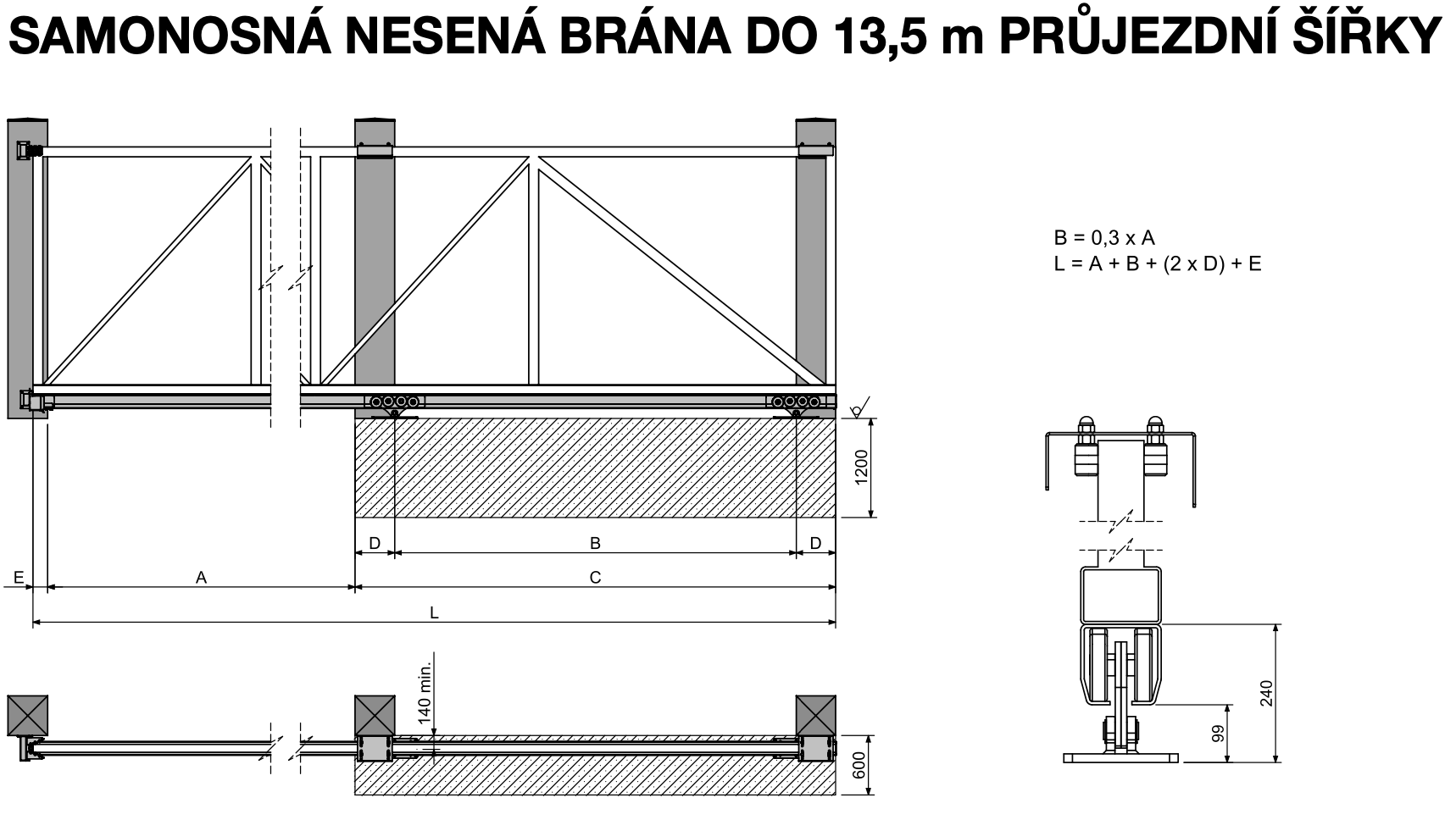 sada do 13,5m:1200kg